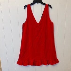 Anthropologie Lumiere Red Dress! Size Medium